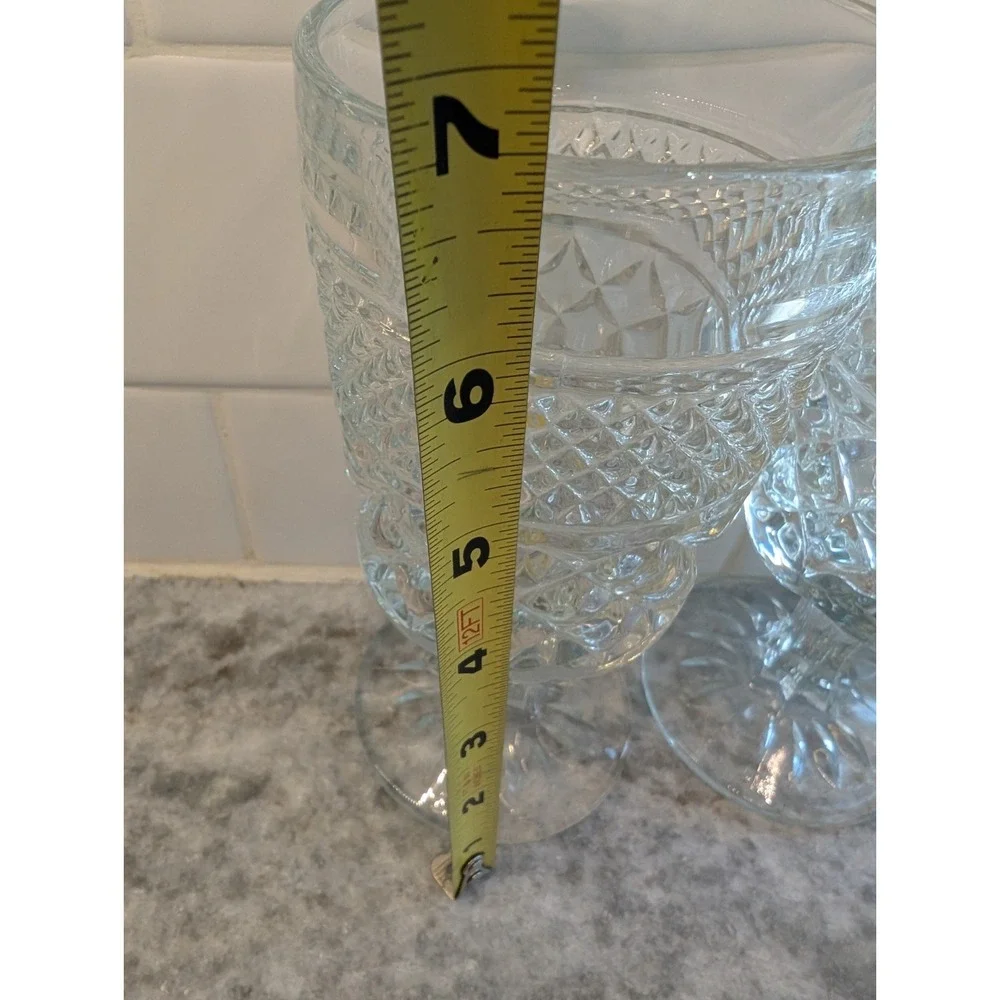 Vintage Clear Westford Goblets Glasses‎ Set of 2